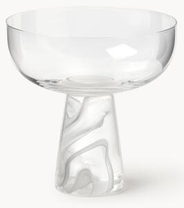 Set di 4 coppe champagne in vetro soffiato Nebia