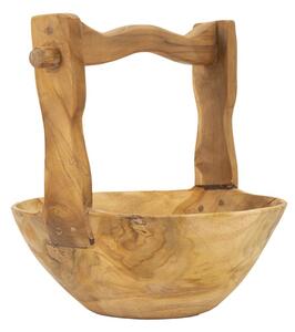 Svuotatasche Timbo 32x25x27 cm in Teak Riciclato
