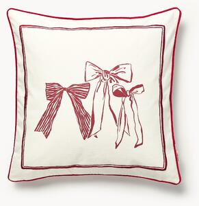 Copricuscino reversibile con motivo natalizio di design Clarette di Agathe Marty