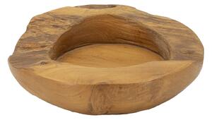 Svuotatasche Erusi Ø20x6 cm in Teak Riciclato