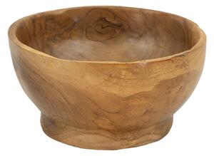 Svuotatasche Butot Ø15x8 cm in Teak Riciclato