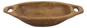 Svuotatasche Wan 37x26,5x7 cm in Teak Riciclato