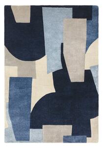 Tappeto blu in fibra riciclata tessuta a mano 200x290 cm Romy - Asiatic Carpets