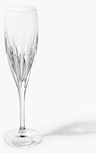 Set di 2 flute da champagne fatti a mano con scanalatura in rilievo Dionysos