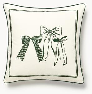 Copricuscino reversibile con motivo natalizio di design Clarette di Agathe Marty