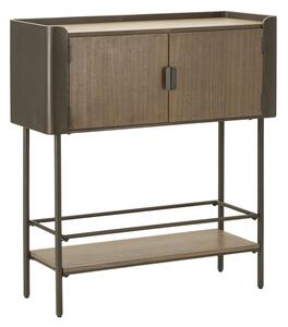 Mobiletto Toronto 100x42x110 cm in Abete e Ferro