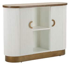 Mobile Tolosa 121x41x90 cm in MDF e Frassino e Ferro