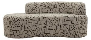 Divanetto Nairobi 176x91,5x69 cm in Compensato e Spugna e Poliestere Multicolor