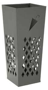 Portaombrelli Umbrella 19x19x48 cm in Metallo Grigio