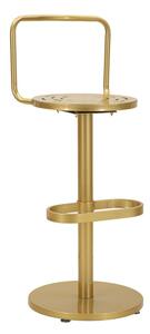 Sgabello Bar Tixy Ø38x94 cm in Metallo Oro