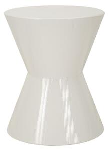 Tavolinetto Oyo Ø45x55 cm in Metallo Bianco