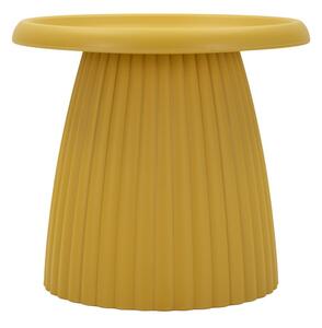 Tavolinetto Geax Senape 50x45x45 cm in Plastica Senape