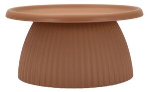 Tavolinetto Geax Rosso Ø70x35 cm in Plastica Rosso