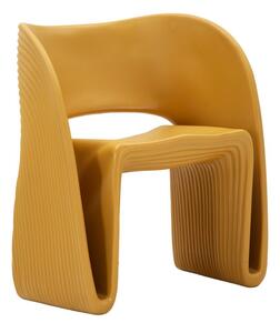 Poltrona Sand Senape 65x57,5x76 cm in Polietilene Senape