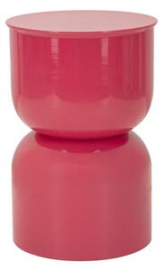 Tavolinetto Oyi Fuxia Ø31x46 cm in Metallo Rosa