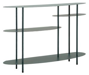 Console Saturno Plus Ottanio 118x34x82 cm in Metallo Verde acqua