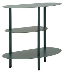 Comodino Saturno Ottanio 49,5x27,5x49,5 cm in Metallo Verde acqua