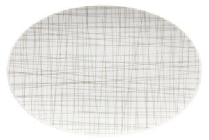 Piatto ovale 25 cm mesh rosenthal