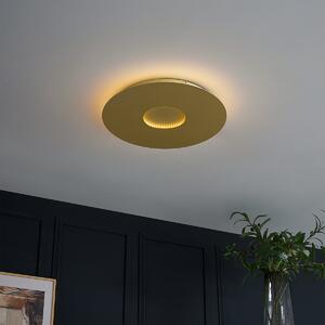 Plafoniera moderna oro 40 cm con LED dimmerabile a 3 livelli - Morning