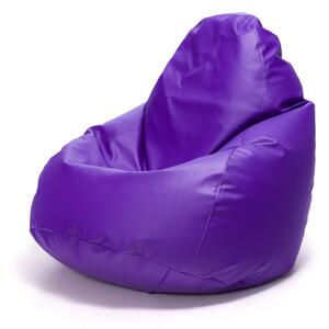 Pouf poltrona sacco fuzzy ecopelle