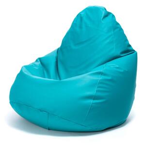 Pouf poltrona sacco fuzzy ecopelle