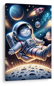 Quadro su tela – Astronauta felice nello spazio
