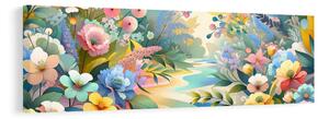 Quadro su tela – Fiori dai mille colori