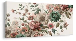 Quadro su tela – Giardino in fiore