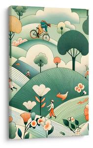 Quadro su tela – Giornata di primavera nella natura