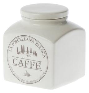 Conserva barattolo porcellana 1,1 l caffe in gift la porcellana bianca