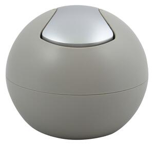 Cestino per la spazzatura grigio tortora in plastica 1 l Bowl Matt – Spirella