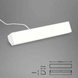 Briloner Applique a LED Muro S, CCT, RGB, dimmerabile, bianco