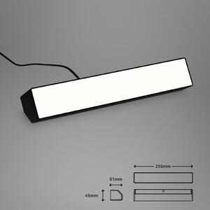 Briloner Applique a LED Muro S, CCT, RGB, dimmerabile, nero