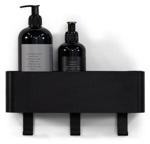 Scaffale da bagno in acciaio nero montato a parete Multi - Spinder Design