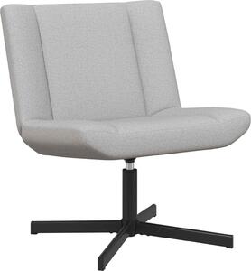 VidaXL Sedia girevole grigio nuvola 63 x 75 x 76 cm tessuto