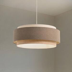 Lampada a sospensione Boho Elegant Maco Design, dimmerabile, Marrone / Ruggine, Soggiorno / Sala da pranzo, Tessuto / Stoffa / Seta, Lampada a sospensione