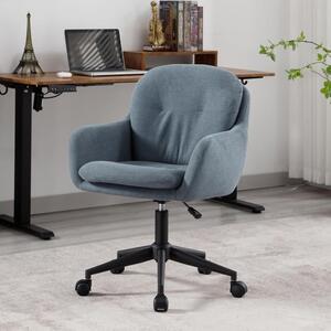 Sedia da ufficio - Sedia per ufficio - Sedia da lavoro - Sedia per computer - Sedia per il lavoro da casa - Blu - Design ergonomico