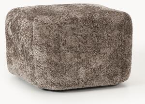 Poggiapiedi in teddy-bouclé Wolke