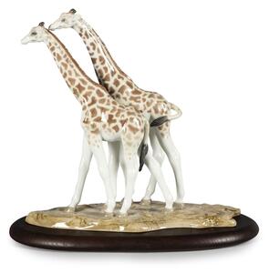Statua Giraffe Lladrò