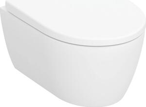 Geberit iCon, set pour WC suspendu, Rimfree, siège de WC inclus, forme fermée, saillie réduite, 502.381.JT.1, 502.381.JT.1