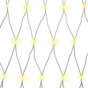 Rete luminosa a LED con cavo Luci decorative a LED 2x2 m color ambra