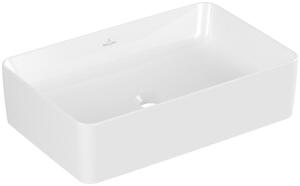 Villeroy & Boch Collaro lavabo à poser, rectangulaire, sans trou pour robinetterie, sans trop-plein, 560x360mm, 4A2056R1, 4A2056R1
