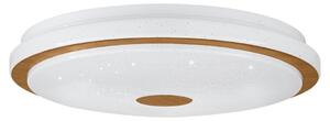 Eglo 900598 LANCIANO 1 plafoniera LED 24W Ø380mm Bianco Marrone Bianco Telecomando controllabile Colore luce dimmerabile