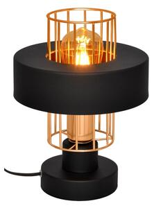 Lampada da tavolo VOLTA 1xE27/15W/230V nero/oro