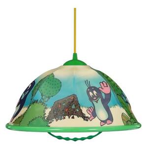 Lampadario a sospensione con filo AKRYL DZ 1xE27/15W ANIMALETTI/verde