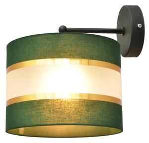 Applique HELEN 1xE27/15W/230V verde/oro