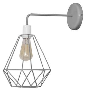 Applique KARO 1xE27/15W/230V grigio