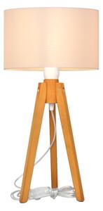 Lampada da tavolo ALBA 1xE27/15W/230V bianco/quercia