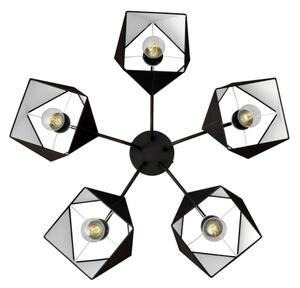 Lampadario ADAMANT 5xE27/15W/230V nero