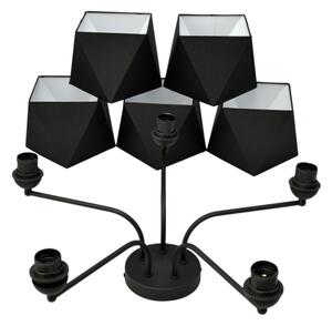 Lampadario ADAMANT 5xE27/15W/230V nero